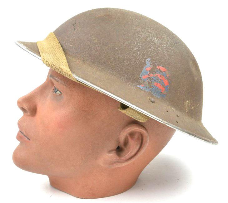 British WW2 MKII Brodie Helmet with Decal