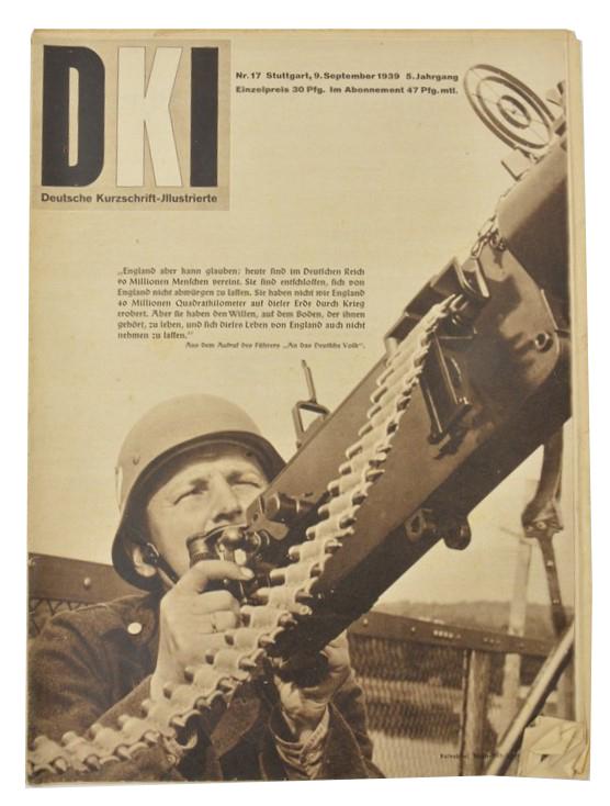 German DKI Magazine 9 September 1939