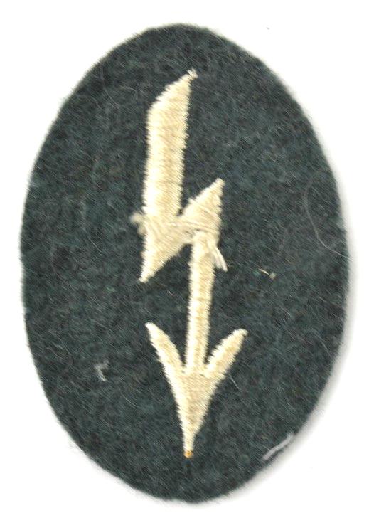 German WH Infantry Signal Special Career Sleeve Patch