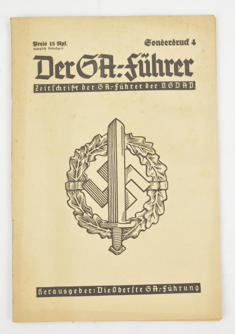 German NSDAP Magazine 'Der SA-Führer'