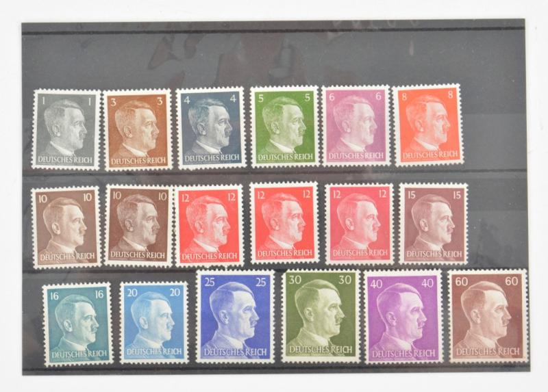 German Third Reich Era Stamp Grouping