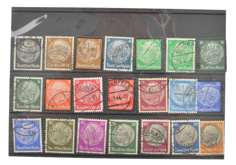 German Third Reich Era Stamp Grouping