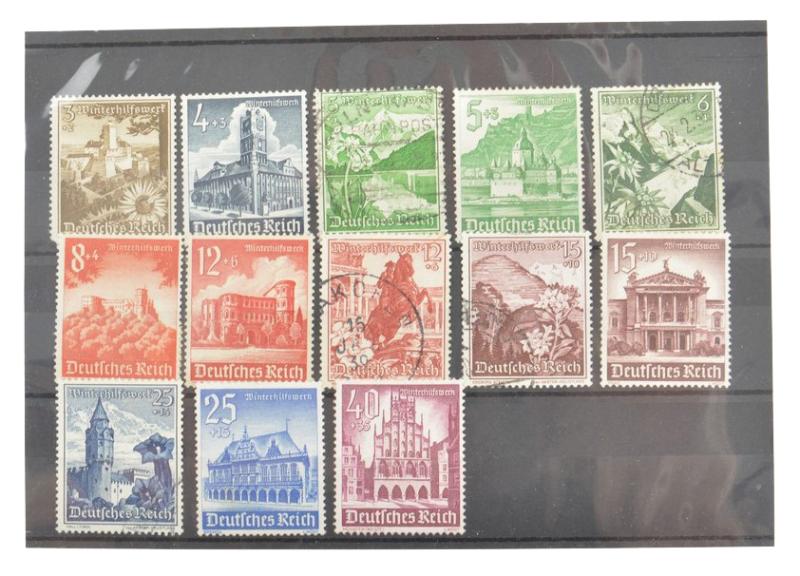 German Third Reich Era Stamp Grouping