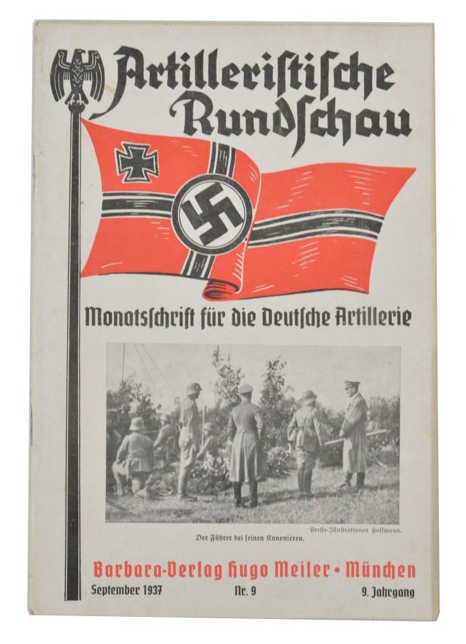 German WH Magazine 'Artilleristische Rundschau' 1937