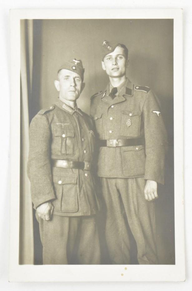 German WH/SS Portrait Picture 'Two Brothers'