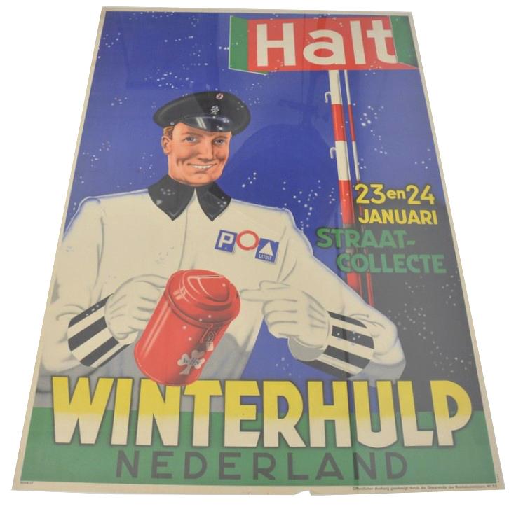 German/Dutch Winterhulp Poster