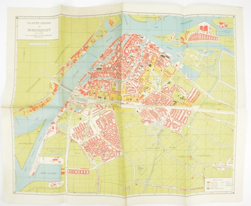 Dutch Wartime Mapcard 'Dordrecht'