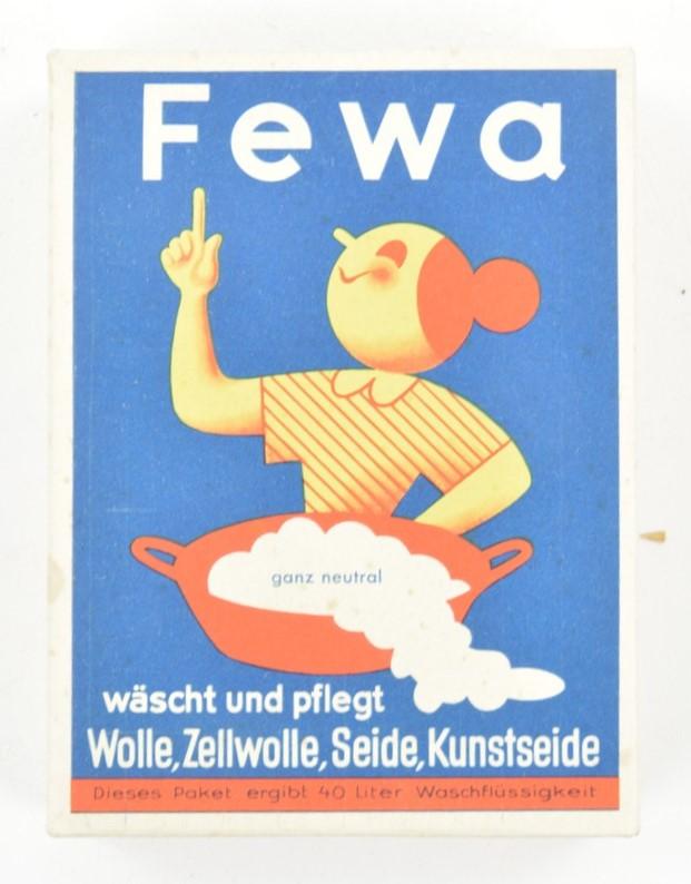 German Third Reich Era Fewa Washing Powder