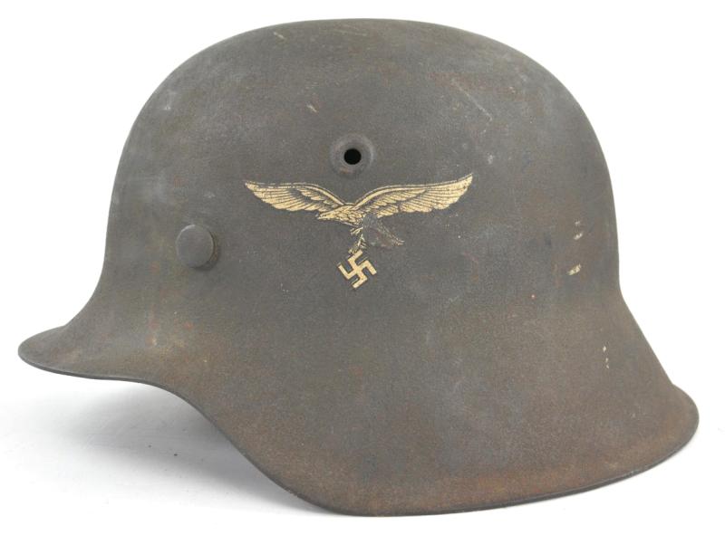 German LW M42 SD Combat Helmet