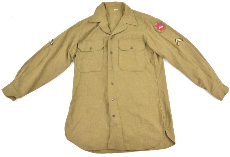 US WW2 7th Army Corps Shirt