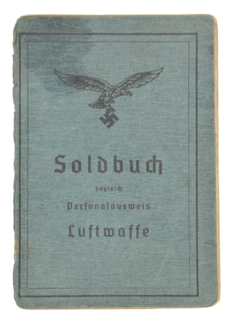 German LW FSJ Soldbuch 'Matthias Scheuner'