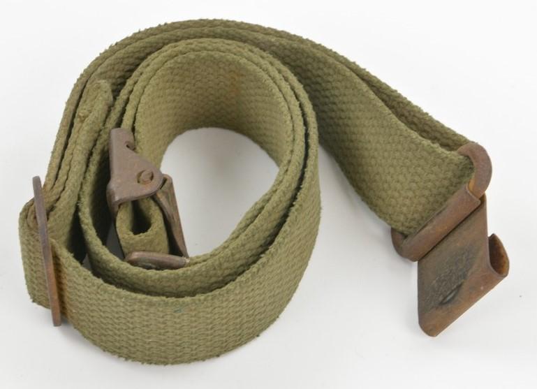  World War Supply M1 Garand Canvas Rifle Sling with Correct WW2  Hardware Khaki Marked JT&L 1942 : Sports & Outdoors