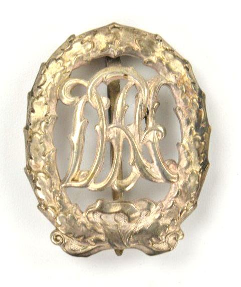 German DRA Sports Badge in Silver