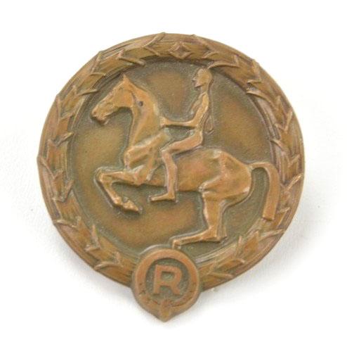 German Youth Horse Rider Badge in Bronze