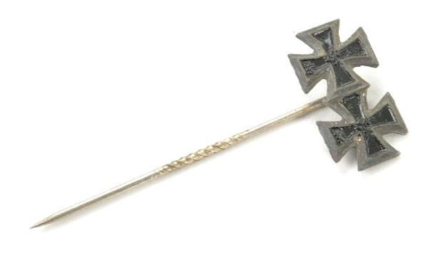 German WH Tinnie Iron Cross Stickpin