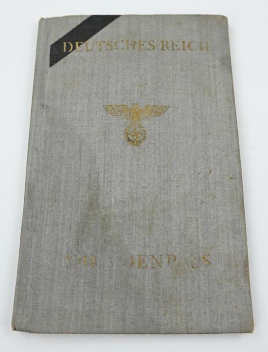 German Third Reich 'Fremdenpass'