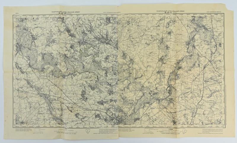 Russian WW2 Mapcard 1941