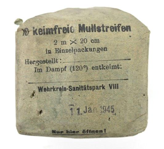 German First Aid Bandage 1945