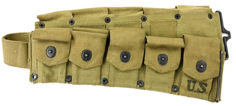 US WW2 M1 Garand Ammo Belt