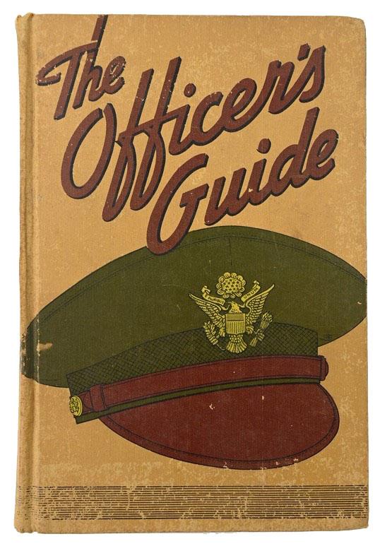 US WW2 Officer's Guide Book