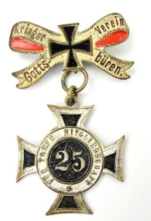 German Veteran Club 25 years member medal