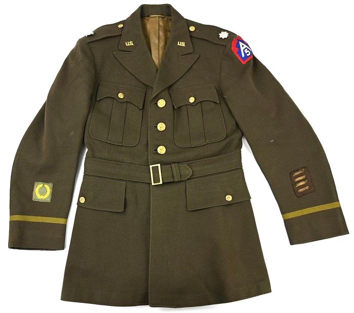 US WW2 Officer Class A Tunic 5th Army