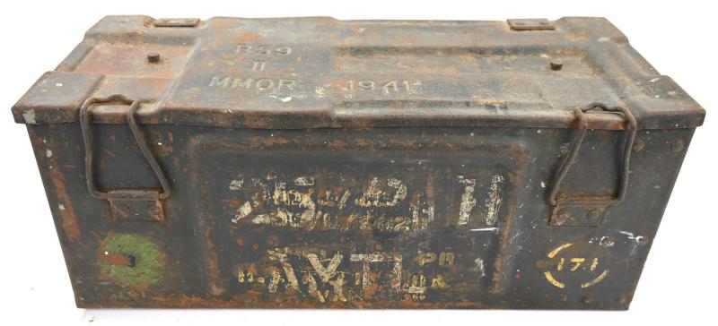 British WW2 25pds Grenade Box with Frame