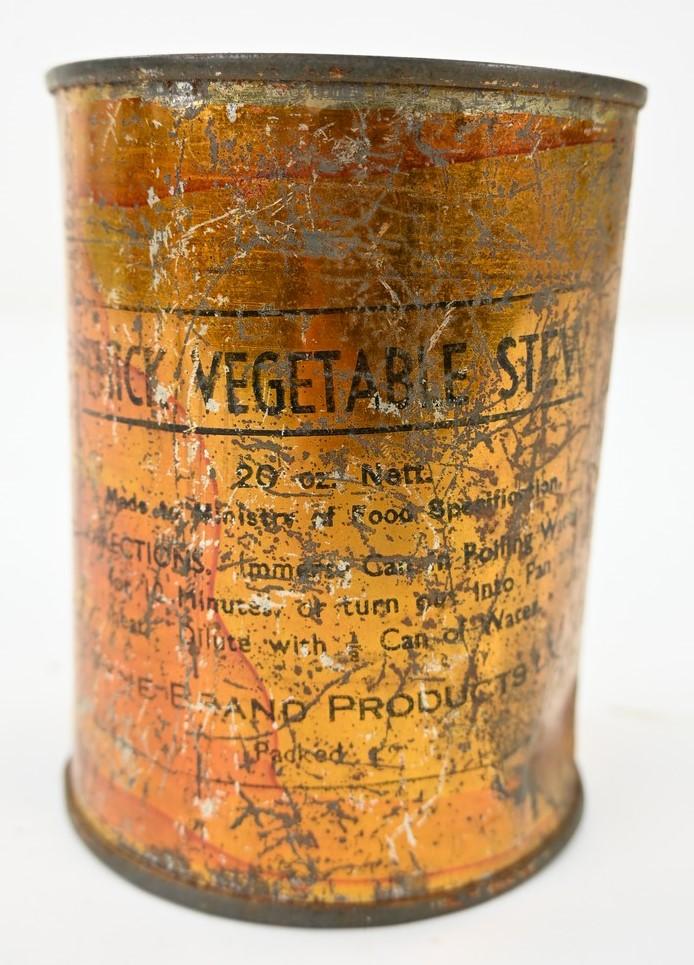 British WW2 Ration Tin Can