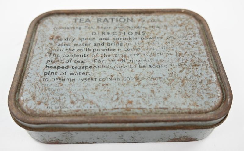 British WW2 Tea Ration Tin Can