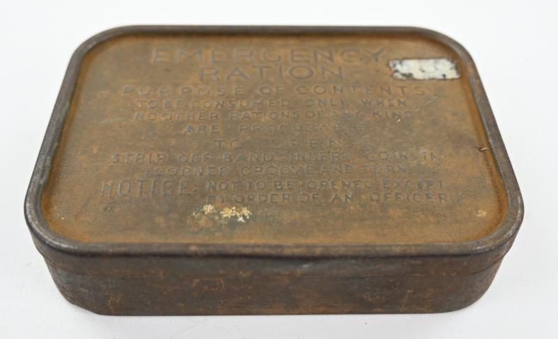 British WW2 Emergency Ration Tin Can