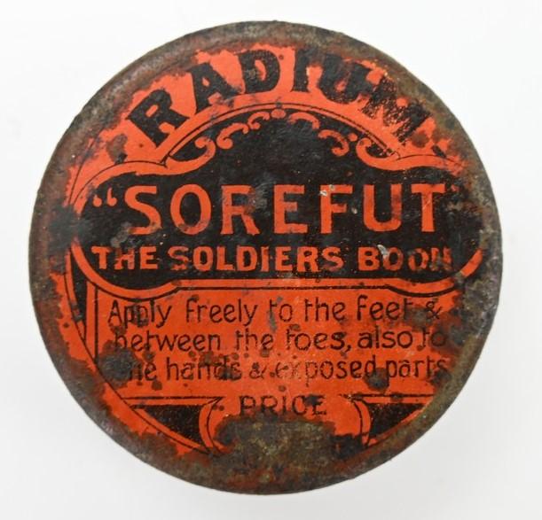 British WW2 Soldier's Boon Foot Cream Tin Can