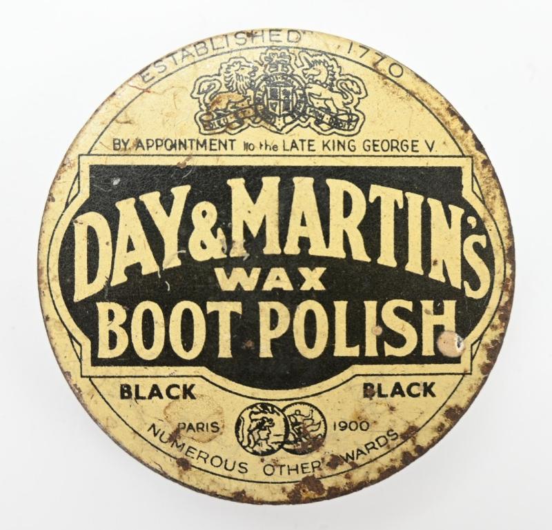 British WW2 Boot Polish Tin Can