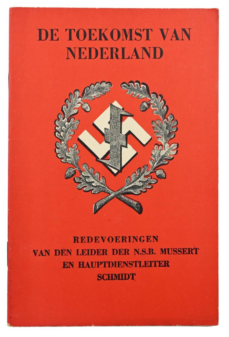 Dutch NSB Booklet 'De Toekomst van Nederland'