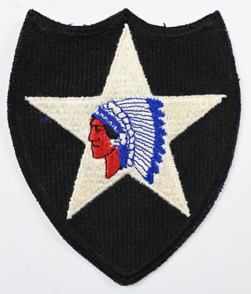 US WW2 2nd Infantry Division 'Indian Head' SSI Patch