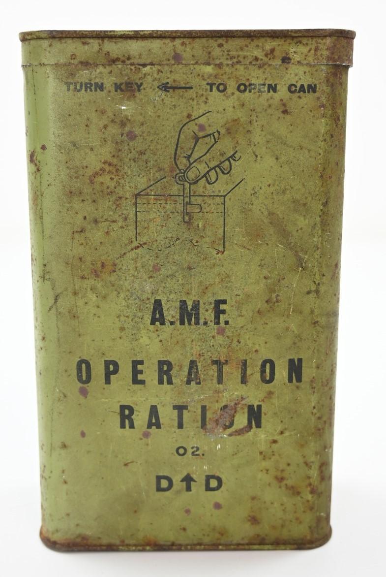 Australian AMF Ration Tin Can (8th Army Issue)