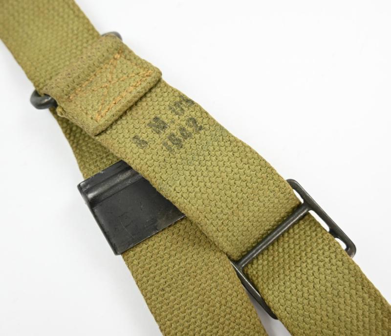  World War Supply M1 Garand Canvas Rifle Sling with Correct WW2  Hardware Khaki Marked JT&L 1942 : Sports & Outdoors