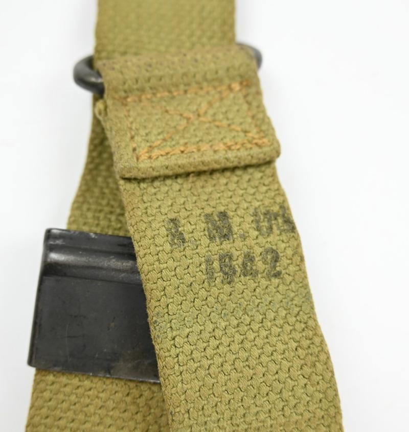  World War Supply M1 Garand Canvas Rifle Sling with Correct WW2  Hardware Khaki Marked JT&L 1942 : Sports & Outdoors