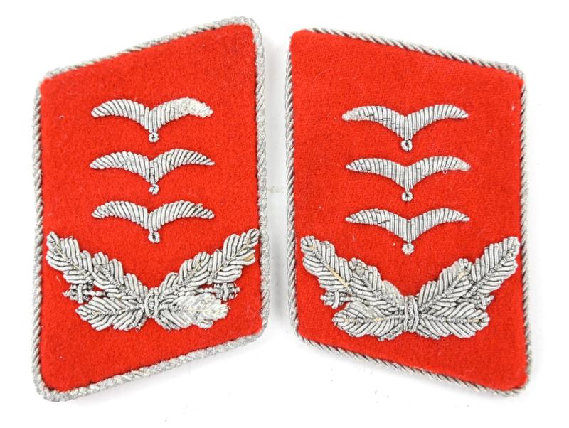 German LW Officers Collar Tabs