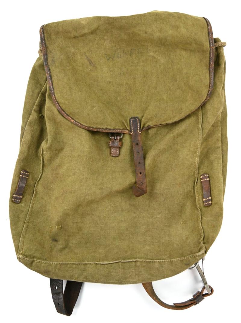 German WH Artillery Backpack