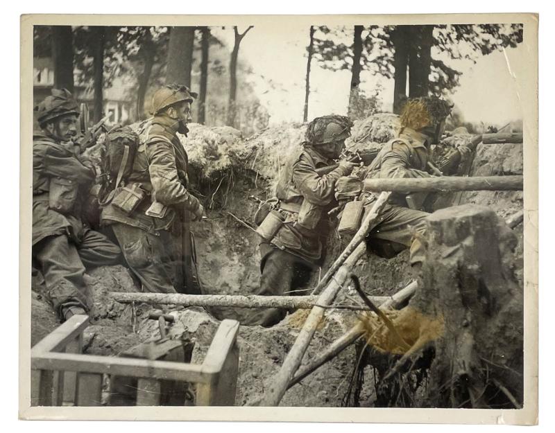 British WW2 Airborne Press Photo Arnhem Operation Market Garden