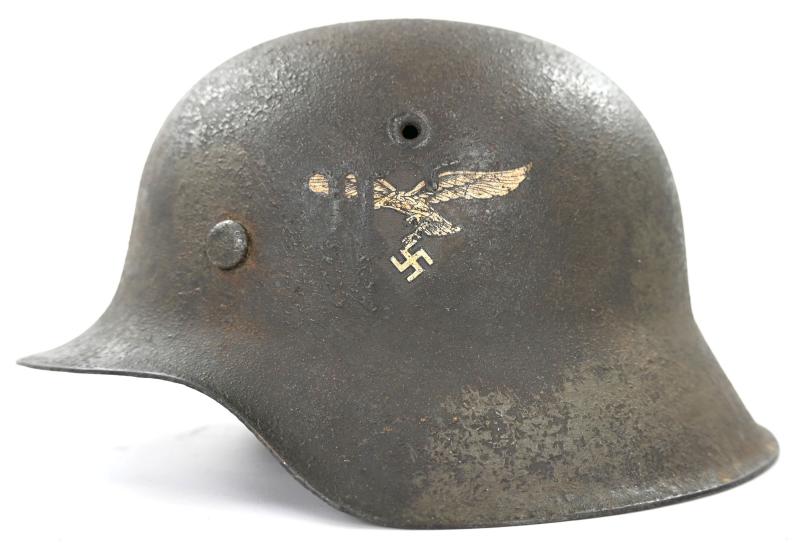 German LW M42 SD Combat Helmet