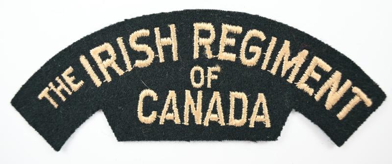 Canadian WW2 Shoulder Title 'The Irish Regiment of Canada'