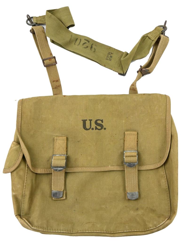 US WW2 M-1936 Rubberized Musset Bag