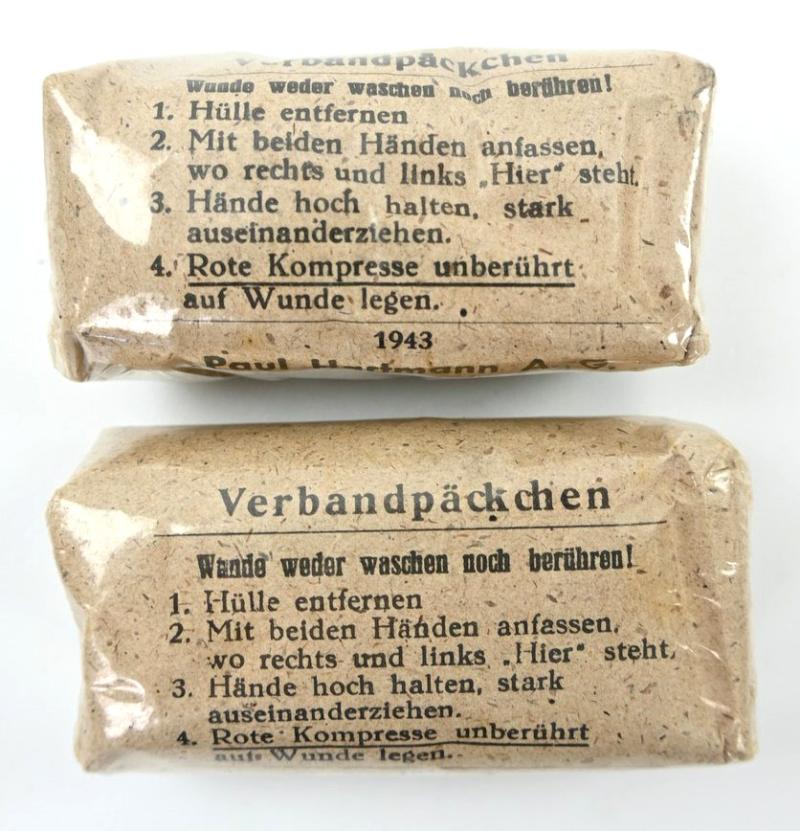 German WH First Aid Packages 1943