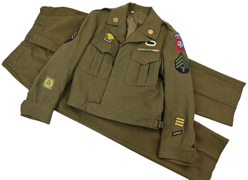 US WW2 508th PIR Paratrooper Service Dress & Trousers