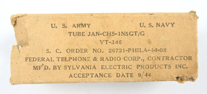 US WW2 Radio Tube 1944