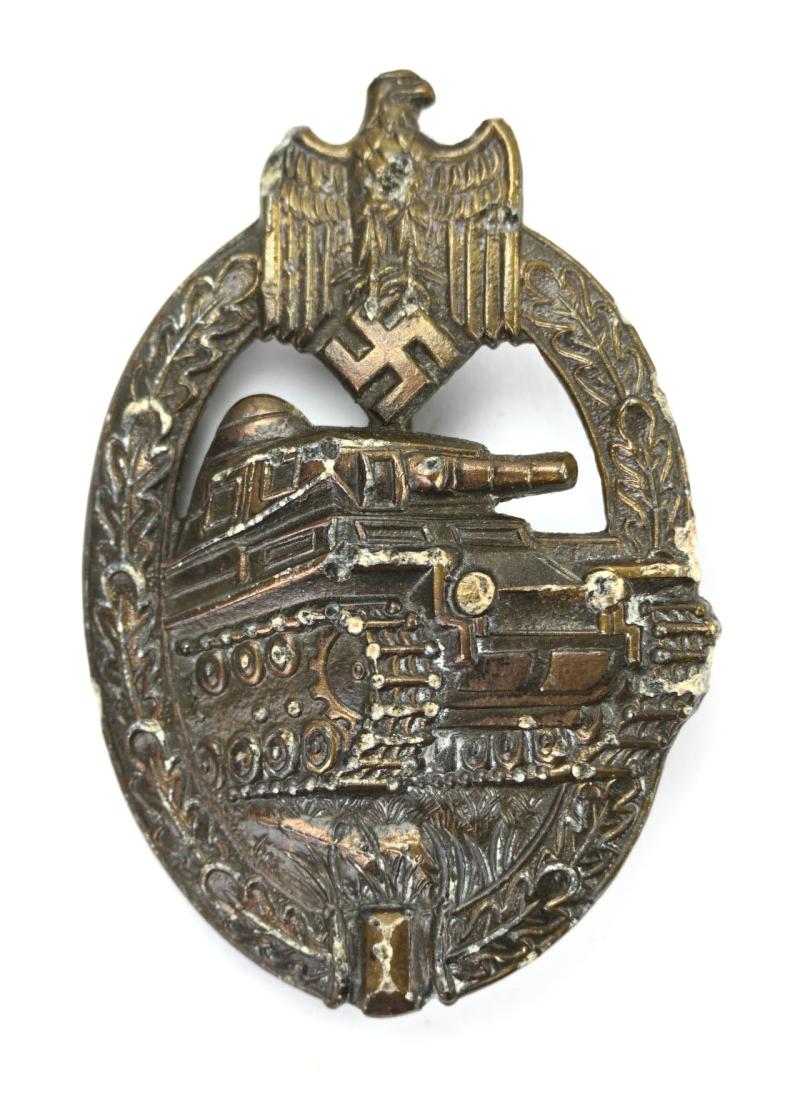 German Panzer Assault Badge in Bronze