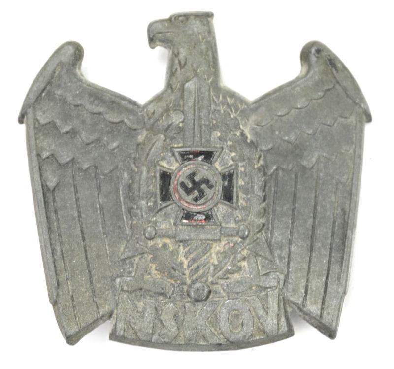 German NSKOV Visor Cap Badge