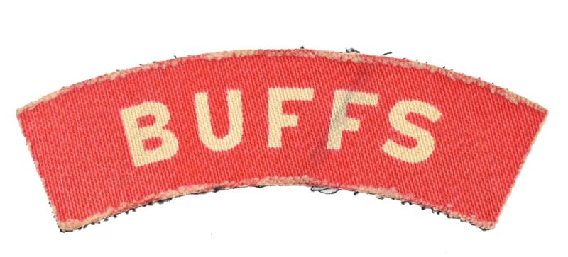 British WW2 Buffs Shoulder Title