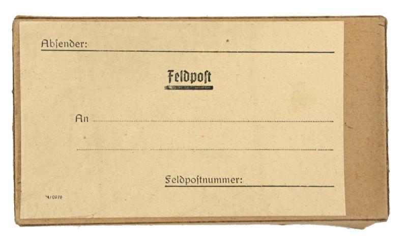 German WH Feldpost Box